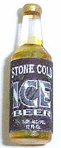 Dollhouse Miniature Stone Cold Ice Beer